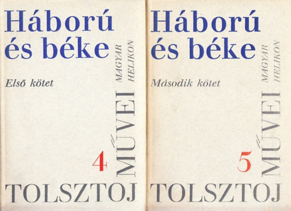 Lev Tolsztoj - Hbor s bke I-II.