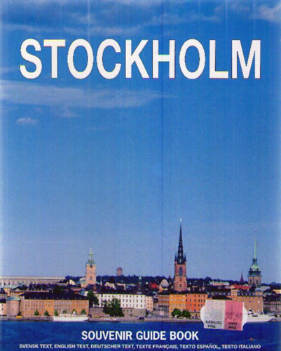 Bengt Kyhle, Dino Sassi - Stockholm - Souvenir Guide Book