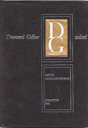Devecseri Gbor - Antik tanulmnyok II.