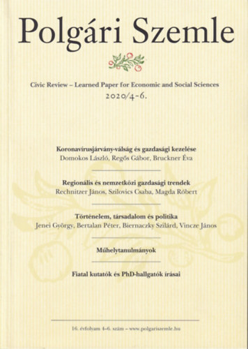 Dr. Lentner Csaba (szerk.) - Polgri Szemle - 2020/4-6.