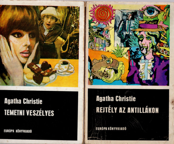 Agatha Christie - 2 db Agatha Christie (Temetni Veszélyes + Rejtély az Antillákon )