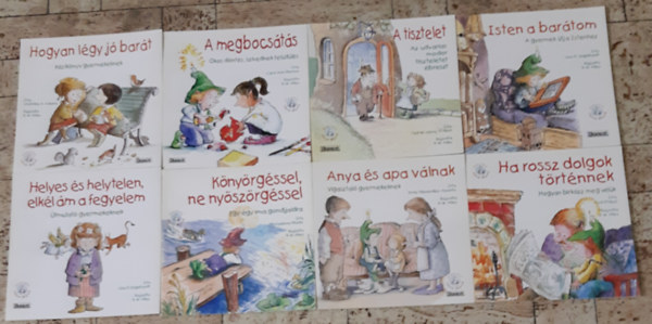 Adams - Engelhardt - Morrow - O'Neal - Mundy - Mendez-Aponte - - Hogyan légy jó barát + Helyes és helytelen, elkél ám a fegyelem + A megbocsátás okos döntés, szívednek felüdülés + A tisztelet + Isten a barátom + Könyörgéssel, ne nyöszörgéssel + Anya és apa válnak + Ha rossz dolgok törté