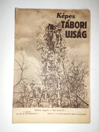 K�PES T�BORI UJS�G II. �vfolyam 36. sz�m - 1943 szeptember 3.