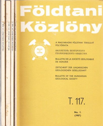 Földtani Közlöny 1987/1-4