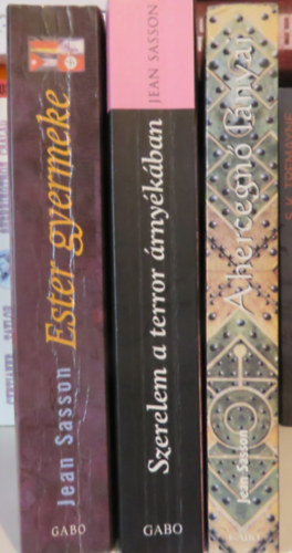 Jean Sasson - 3 db Jean Sasson regny: A hercegn lnyai; Szerelem a terror rnykban; Ester gyermeke