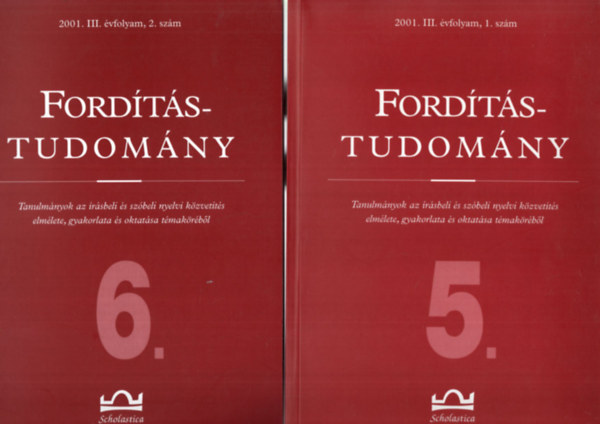 Klaudy Kinga, Albert Sndor, Bart Istvn - Fordtstudomny 5-6. 2001. III. vf. 1-2. sz. ( teljes )