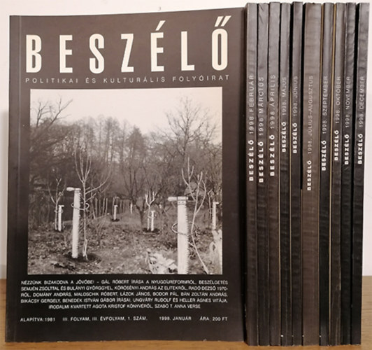 Kiss Ilona (fszerk.) - Beszl - Politikai s kulturlis folyirat 1998. janur - december (teljes vfolyam)