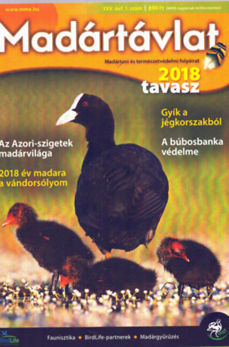 Ujhelyi Pter ( szerk.) - Madrtvlat 2018. tavasz - XXV. vf. 1. szm