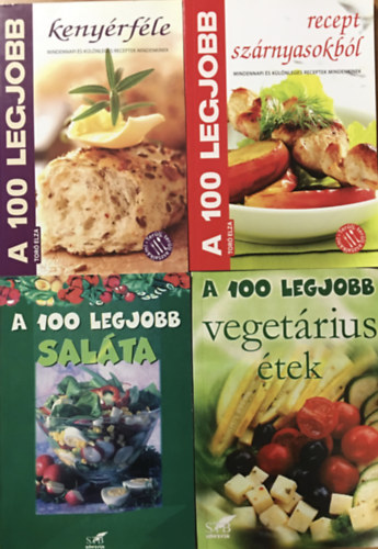 Hamikus Zsuzsa, Lurz Gerda, Tor Elza - A 100 legjobb ... Vegetrius telek + Salta + Recept szrnyasokbl + Kenyrfle (4 ktet)