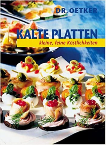 Dr. Oetker kalte Platten - Kleine, feine Kstlichkeiten