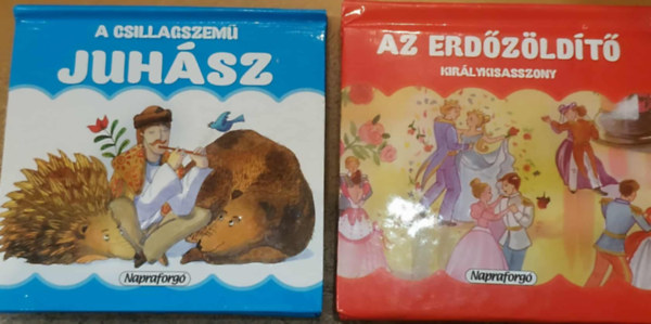 Napraforgó Könyvkiadó, Varga Tamás (ill.), Eszes Hajnal (ill.) - 2 db Napraforgó Pop-Up mesekönyv: A csillagszemű juhász + Az erdőzöldítő királykisasszony