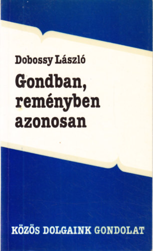 Dobossy László - Gondban, reményben azonosan (esszék és tanulmányok a közös múltról)