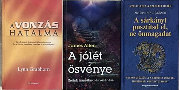 Lynn Grabhorn, James Allen, Stephen Royal Jackson - �letm�d k�nyvcsomag (3 k�tet)