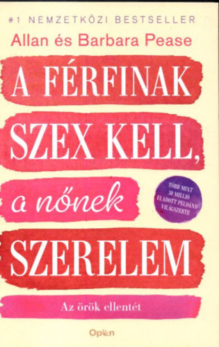 Allan Pease, Barbara Pease - A frfinak szex kell, a nnek szerelem - Az rk ellentt