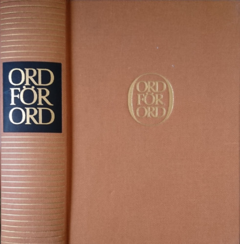 Johan Palmr (szerk.) - Ord fr ord- svenska synonymer och uttryck
