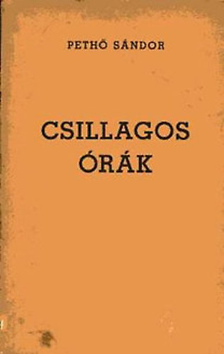Peth Sndor - Csillagos rk - 41 vezrcikk