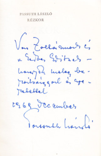 Passuth Lszl - Rzkor