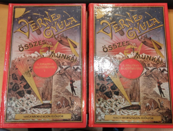 Verne Gyula - A Jonathan hajótöröttei I-II. kötet