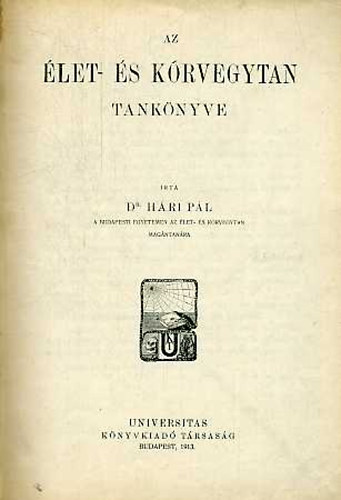 Dr. H�ri P�l - Az �let- �s k�rvegytan tank�nyve