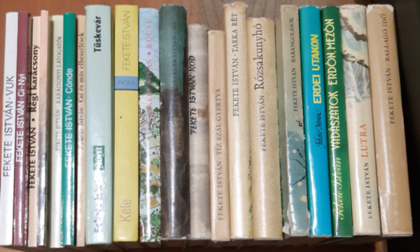 Fekete Istv�n - Vuk + Ci-Nyi + R�gi Kar�csony + 21 nap + C�nde + Cs� + T�skev�r + Kele + B�cs� + H� + K�d + T�z sz�l gyertya + Tarka r�t + R�zsakunyh� + Barangol�sok + Erdei utakon + Vad�szatok erd�n, mez�n + Lutra + Ballag� id�