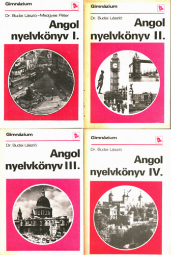 Dr. Budai Lszl-Dr. Medgyes Pter - Angol nyelvknyv  I-IV, 1979-1991