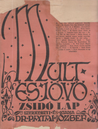Dr. Patai Jzsef (szerk.) - Mlt s Jv - Zsid lap 1940. december