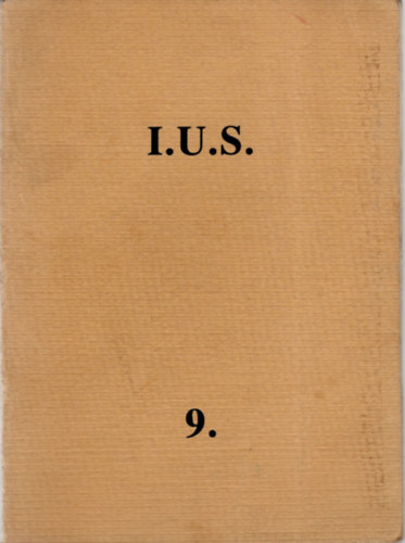 I.U.S. 9. (Irodalmi Ujság Sorozat)