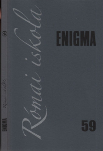 Enigma 59.- Rmai iskola (Mvszetelmleti folyirat)