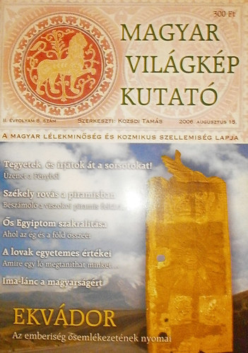 Kozsdi Tams (szerk.) - Magyar vilgkp kutat II. vfolyam 8. szm