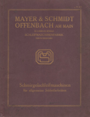 Schmirgelschleifmaschinen für allgemeine Schleifarbeiten