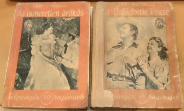 Gary Marshall - 2 db Gary Marshall: Az ismeretlen örökös + Az Ördögforrás kincse (Félpengős regények)