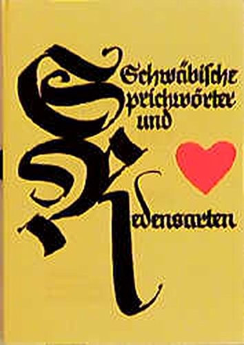 Martha Maria Bosch, Julius Haidle - Schwäbische Sprichwörter und Redensarten (Verlag Karl Knödler)