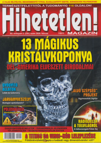 Hihetetlen! magazin 2020/februr, mrcius, prilis, jnius (4 db. lapszm)