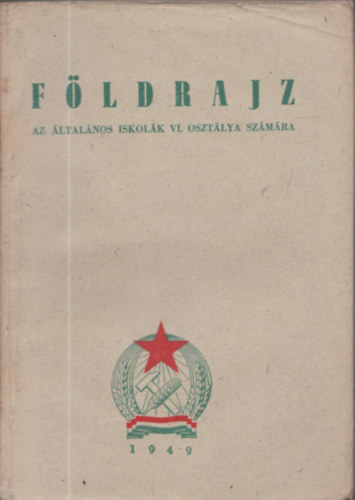 Udvarhelyi Károly - Földrajz az általános iskolák VI. osztálya számára