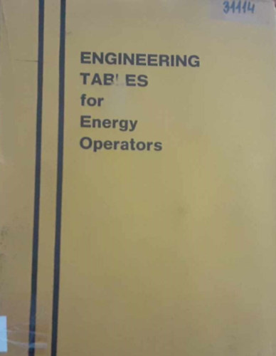 J. E. Kastrop, Dean Hale - Engineering tables for energy operators