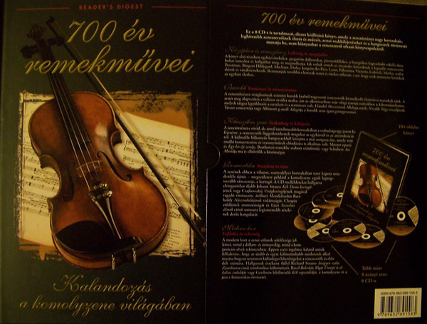 Reader's Digest - 700 év remekművei - Kalandozás a komolyzene világában 8 CD-vel