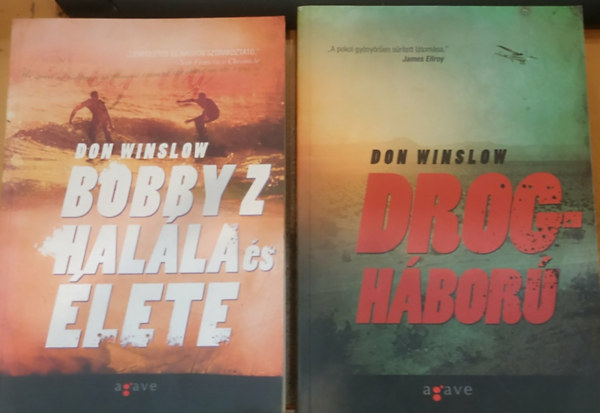 Don Winslow - 2 db Don Winslow: Bobby Z halála és élete + Drogháború