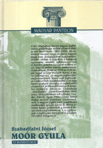 Szabadfalvi József - Moór Gyula
