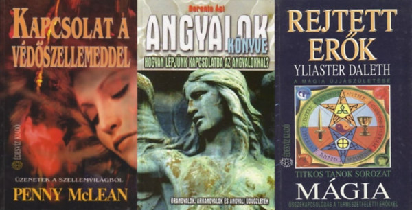 Yliaster Daleth, Penny McLean - 3 m a felsbbrend erkrl: Rejtett erk - A mgia jjszletse - sszekapcsolds a termszetfeletti erkkel + Kapcsolat a Vdszellemeddel - zenetek a szellemvilgbl + Angyalok knyve - Hogyan lpjnk kapcsolatba az angy