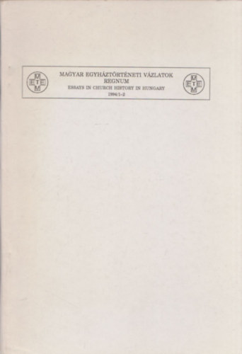 Sasvri Lszl - katolikus mozgalmak Magyarorszgon (Magyar Egyhztrtneti Vzlatok Regnum) (dediklt)