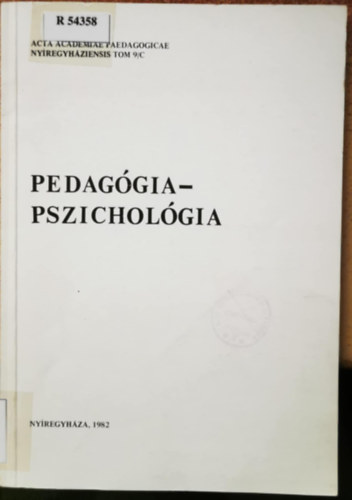 Frisnyák Sándor - Pedagógia-Pszichológia