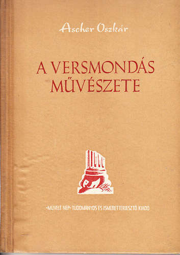 Ascher Oszkr - A versmonds mvszete s a sznpadi beszd