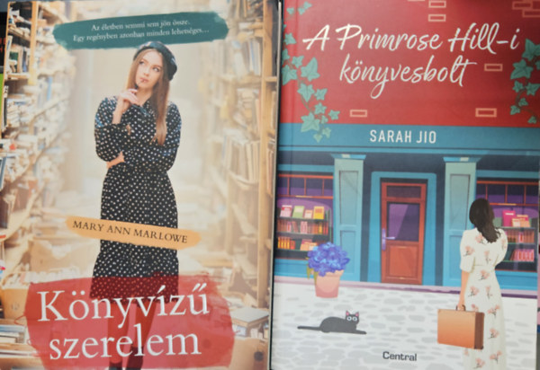 Sarah Jio, Mary Ann Marlowe - 2 db könyvesbolti romantikus regény : A Primrose Hill-i könyvesbolt + Könyvízű szerelem