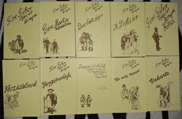 Gre Gbor (Grdonyi Gza) - Gre Gbor r knyvei 1-10 (I-X.) teljes sorozat (reprint)