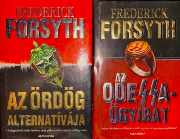 Frederick Forsyth - 2 db Frederick Forsyth könyv: Az ördög alternatívája + Az Odessa-ügyirat