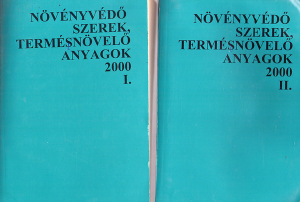 Szabadi Guszt�v (szerk.) - N�v�nyv�d� szerek, term�sn�vel� anyagok I-II 2000