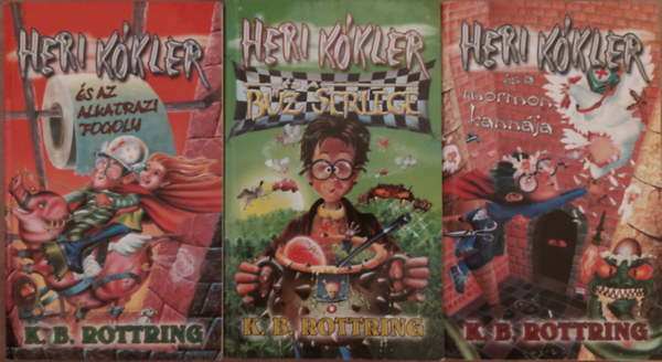 K.B. Rottring - 3db : Heri Kókler és az alkatrazi fogoly, Heri Kókler és a bűz serlege, Heri Kókler és a mormon kannája