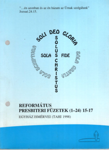 Reformtus presbiteri fzetek (1-24) 15-17