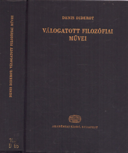 Denis Diderot - Denis Diderot vlogatott filozfiai mvei