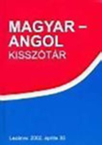 dr. (fszerk.) Vber Jnos - Magyar-angol kissztr